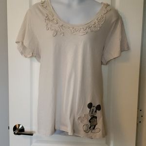Disney Mickey Mouse T shirt with applique